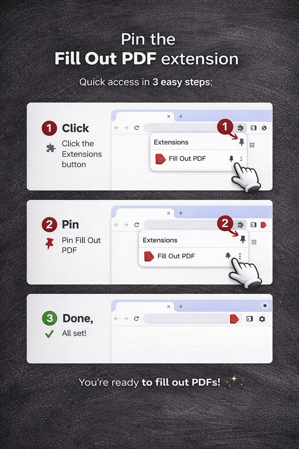 Fill Out PDF Welcome